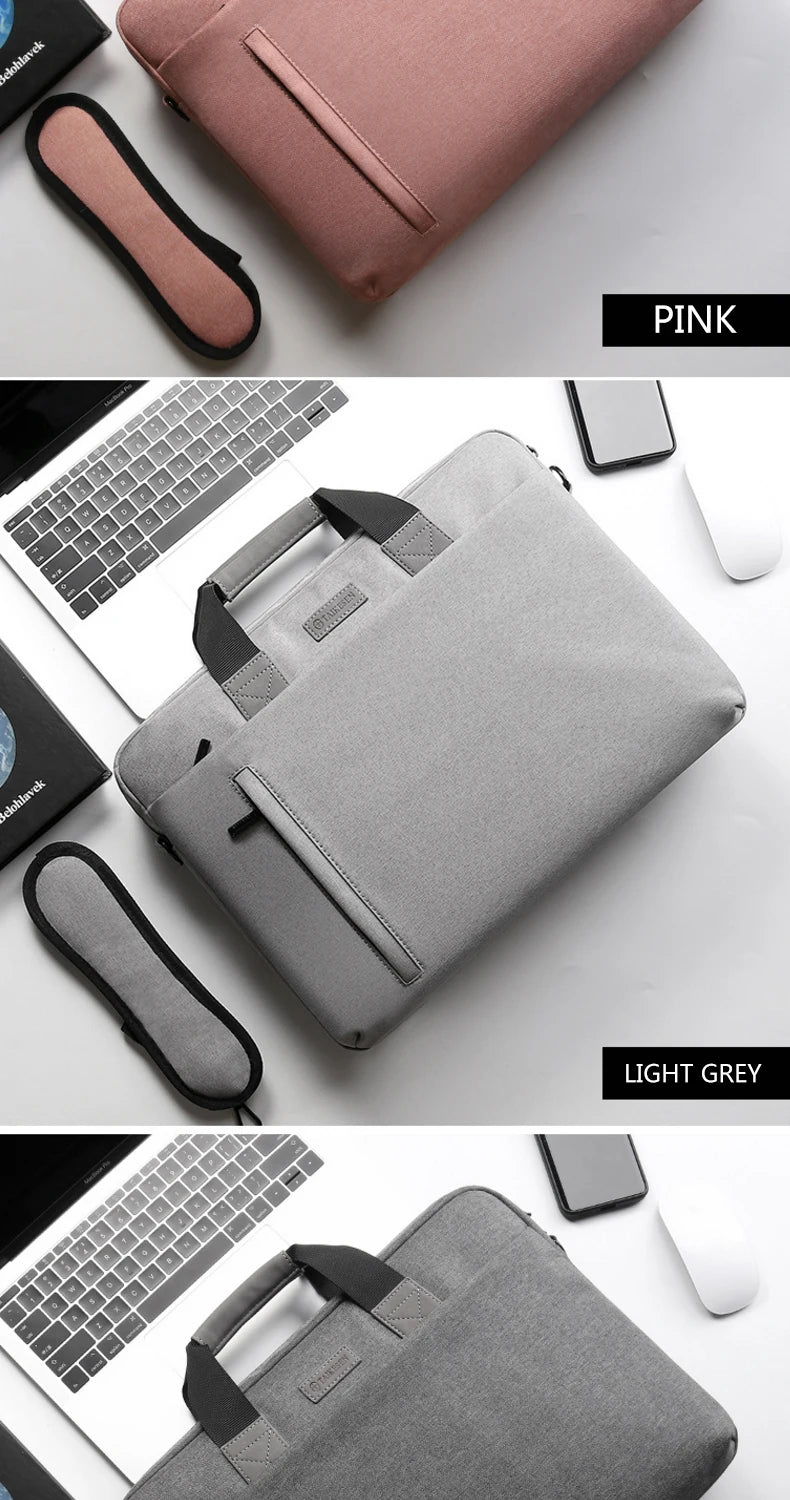 Laptop Bag case 13.3 14 15.6 17.3 inch Waterproof Bag for Macbook Air Pro 13 15 Computer Shoulder Handbag Briefcase Bag