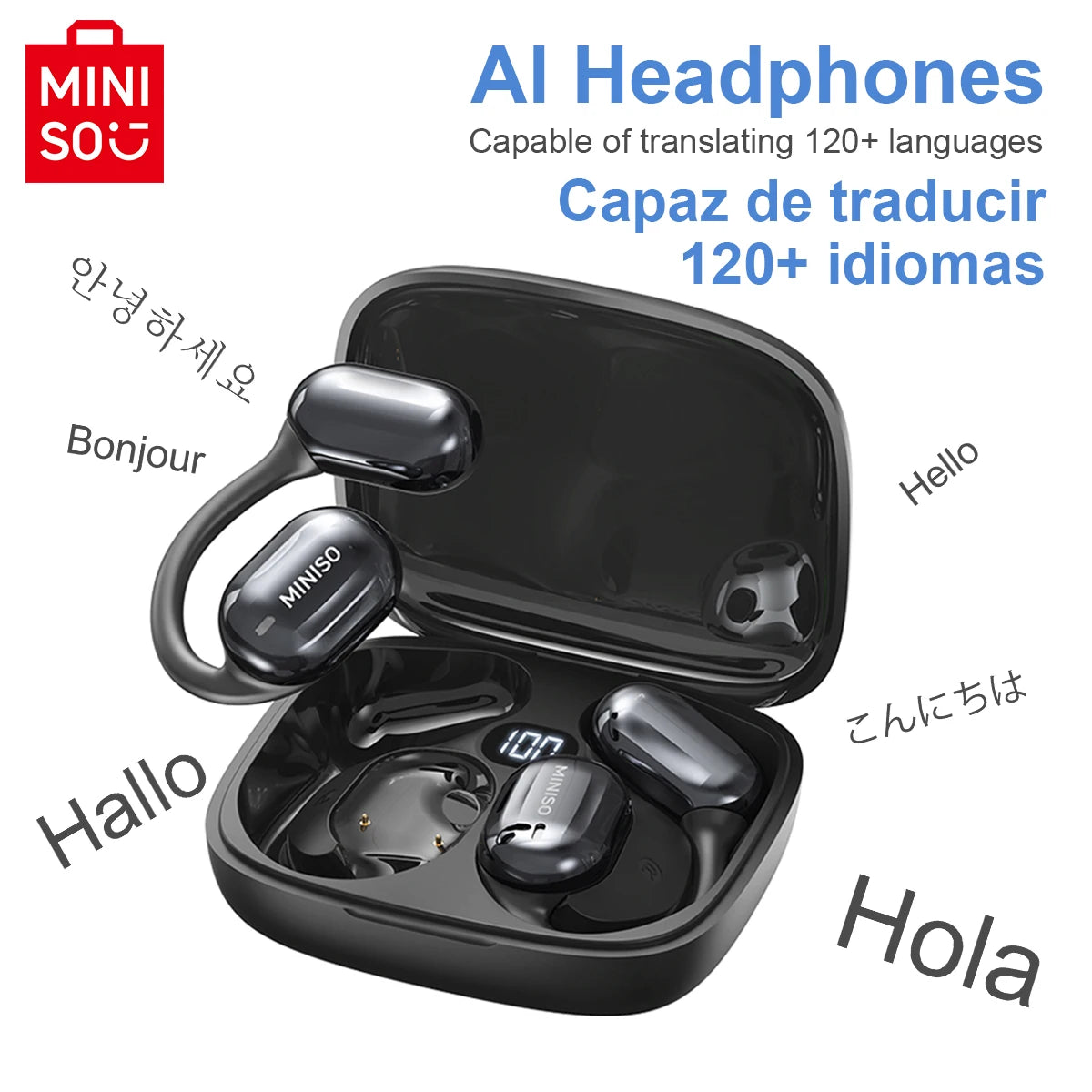 MINISO MS162 Wireless Bluetooth Translation Earbuds
