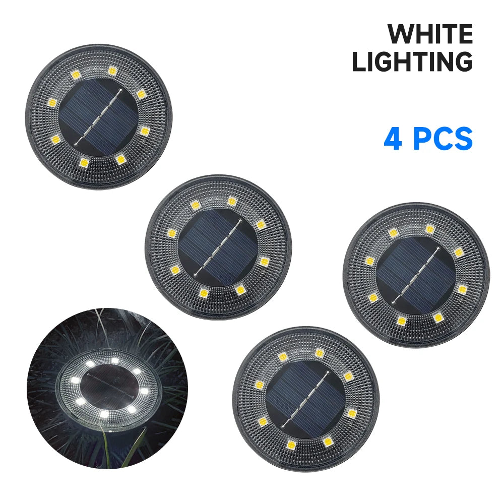 SunGlow IP68 Waterproof Solar Ground Lights
