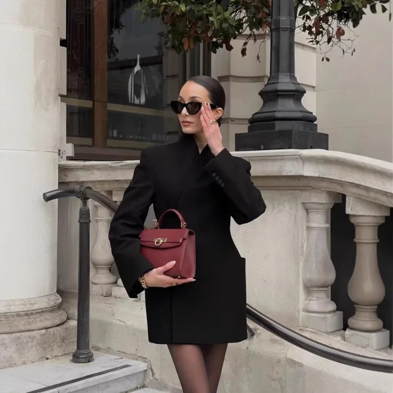 Elegant Luxe Women’s Designer Blazer Dress