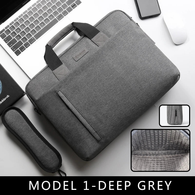 Laptop Bag case 13.3 14 15.6 17.3 inch Waterproof  Bag for Macbook Air Pro 13 15 Computer Shoulder Handbag Briefcase Bag