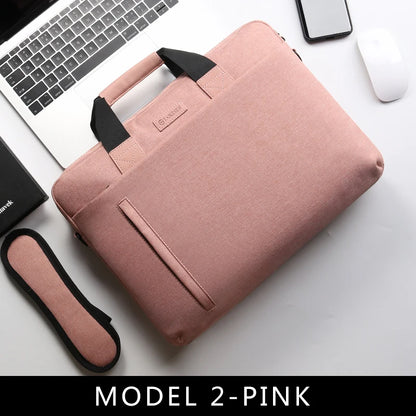 Laptop Bag case 13.3 14 15.6 17.3 inch Waterproof  Bag for Macbook Air Pro 13 15 Computer Shoulder Handbag Briefcase Bag