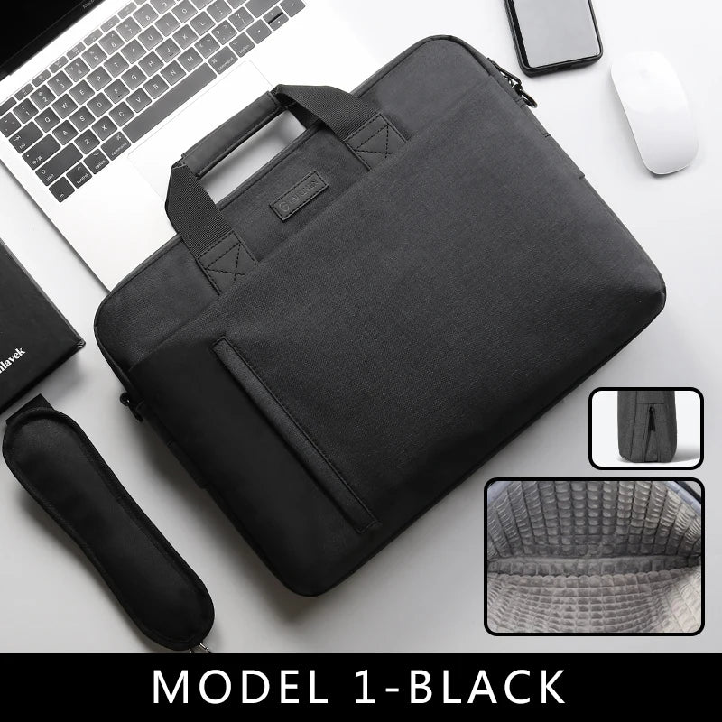 Laptop Bag case 13.3 14 15.6 17.3 inch Waterproof  Bag for Macbook Air Pro 13 15 Computer Shoulder Handbag Briefcase Bag