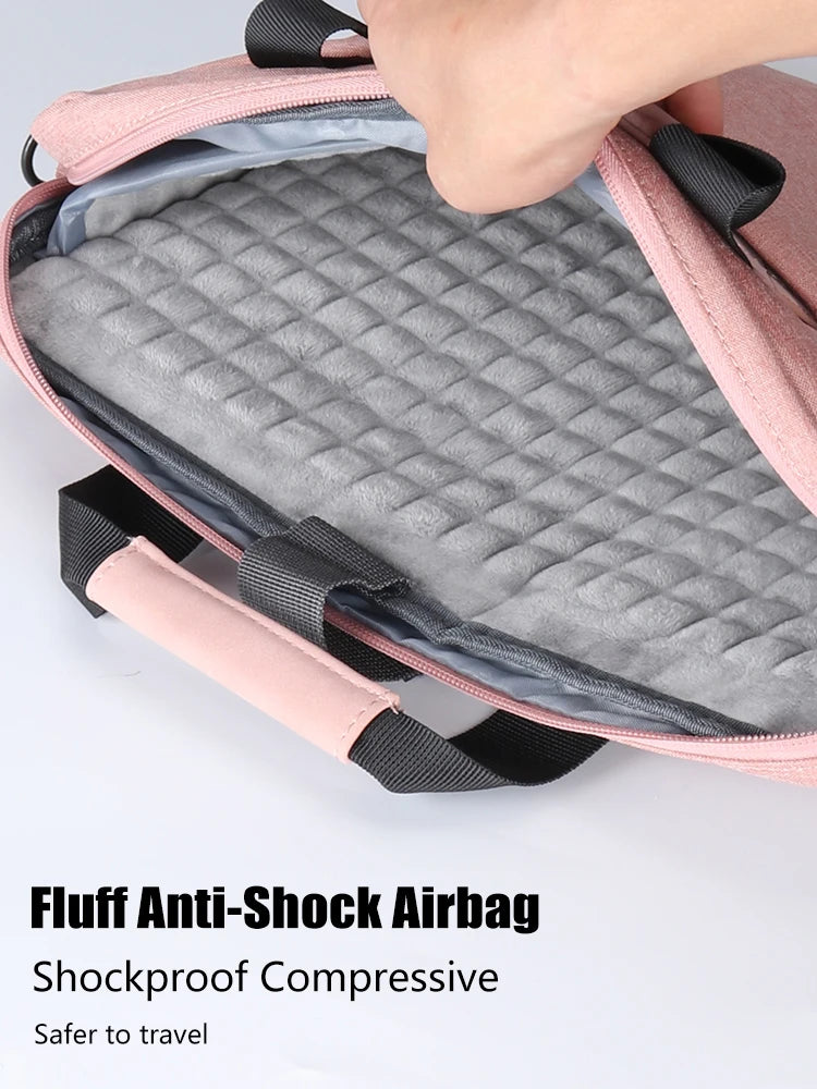 Laptop Bag case 13.3 14 15.6 17.3 inch Waterproof  Bag for Macbook Air Pro 13 15 Computer Shoulder Handbag Briefcase Bag