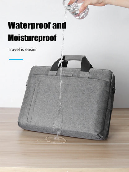 Laptop Bag case 13.3 14 15.6 17.3 inch Waterproof  Bag for Macbook Air Pro 13 15 Computer Shoulder Handbag Briefcase Bag