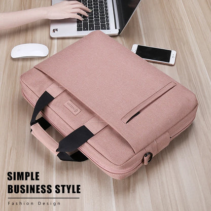 Laptop Bag case 13.3 14 15.6 17.3 inch Waterproof  Bag for Macbook Air Pro 13 15 Computer Shoulder Handbag Briefcase Bag