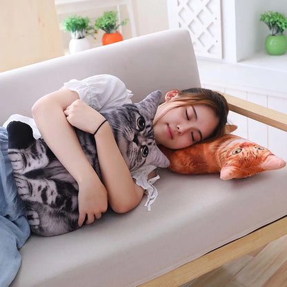 3D Cat Figures Pillows