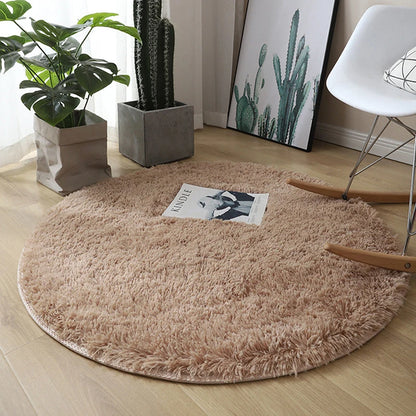 Fluffy Round Rug