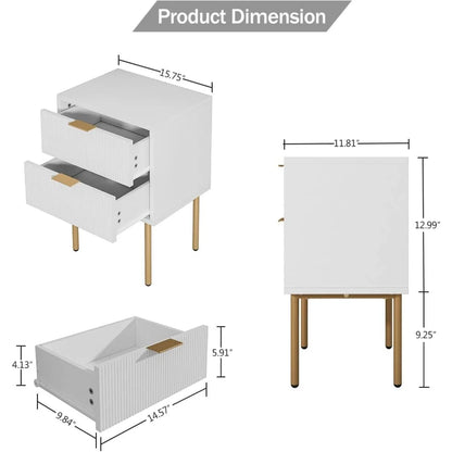 Gold Frame Night Stand