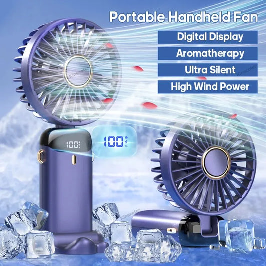 Handheld Mini Fan Foldable Portable