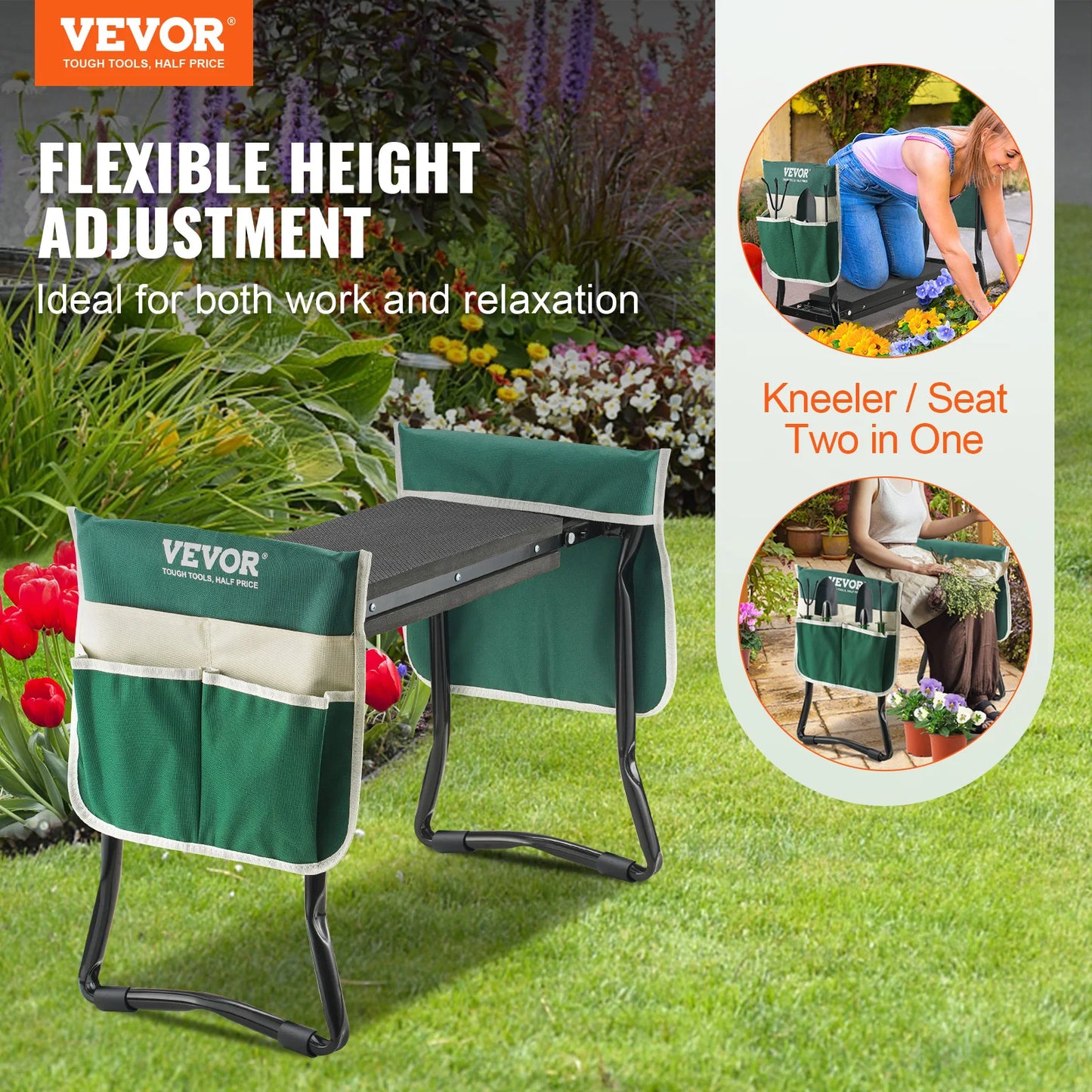 VEVOR GardenEase Kneeler and Seat