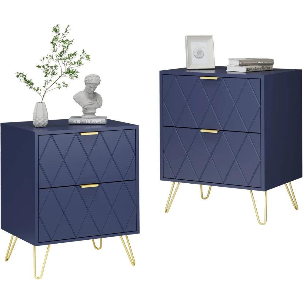 "Blush Bloom Twin Nightstands