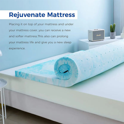 Twin Mattress Topper 3 Inch Memory Foam