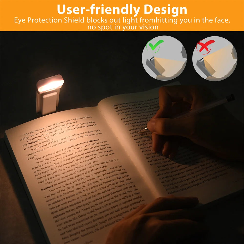 "ReadBright: Kids' Goal Tracker Book Light"
Clip-on Bookmark Book Light With Timer