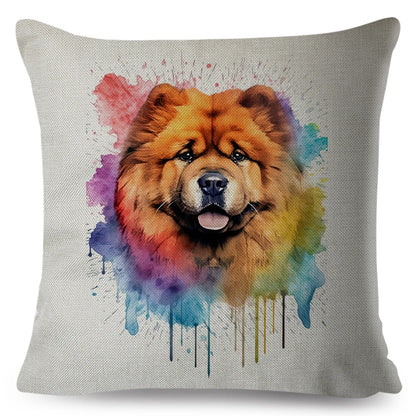 Adorable Watercolor Pet Pillowcase