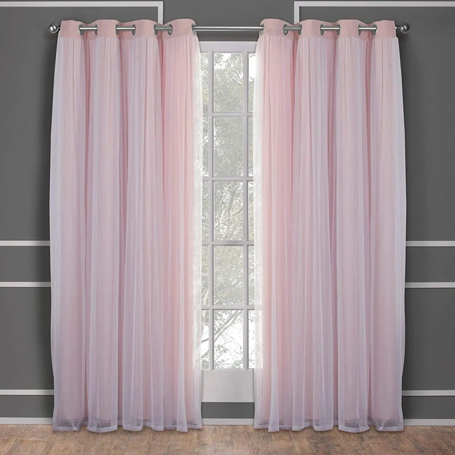 Pretty in Pink Blackout Curtains