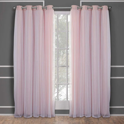 Pretty in Pink Blackout Curtains