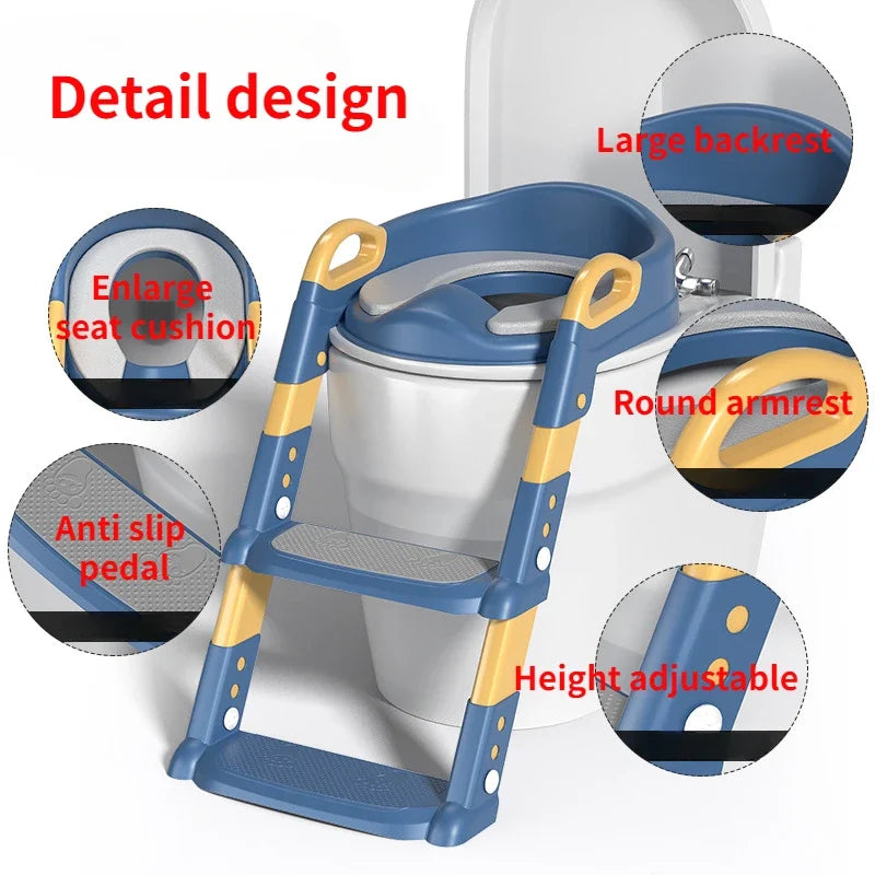 StepUp Junior - Foldable Multi-Functional Potty Training Ladder