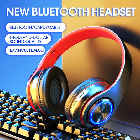 Wireless Bluetooth Headset Foldable