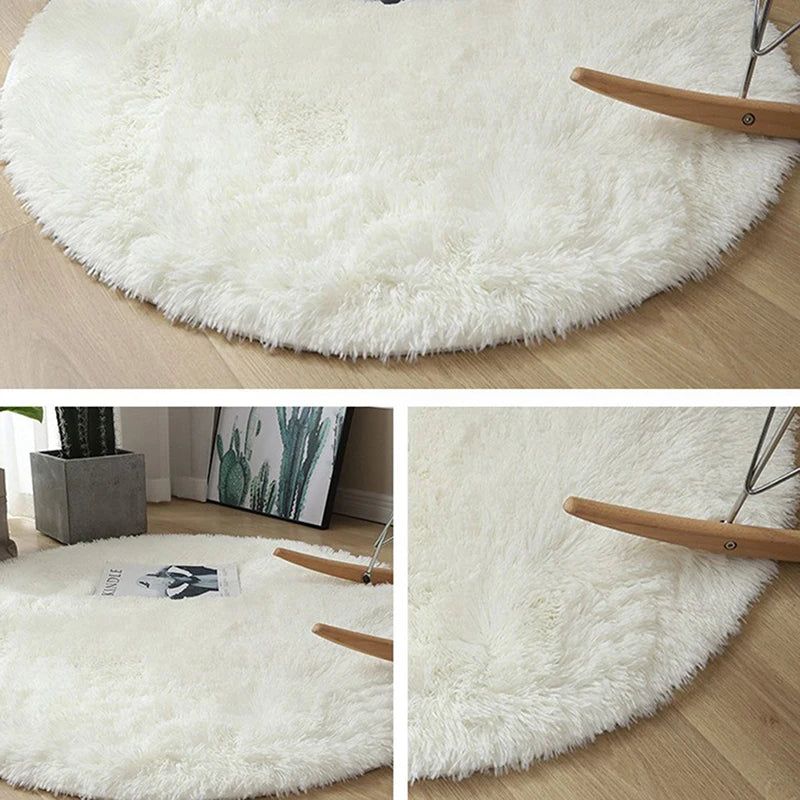 Fluffy Round Rug