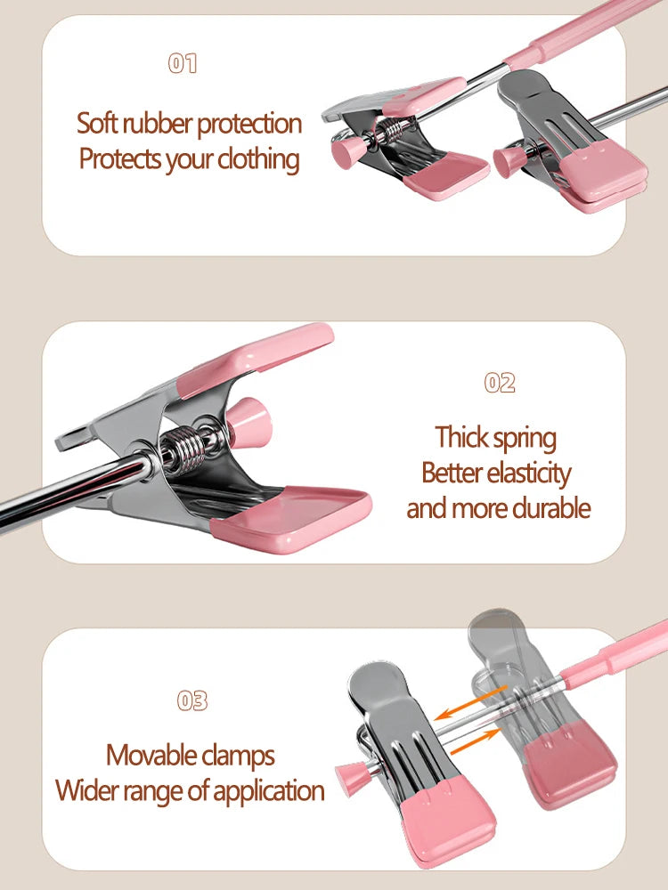 Pretty in Pink Clip Hangers