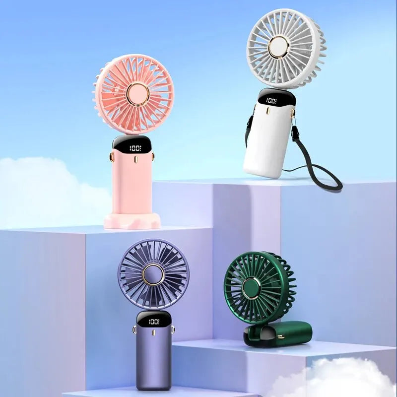 Handheld Mini Fan Foldable Portable