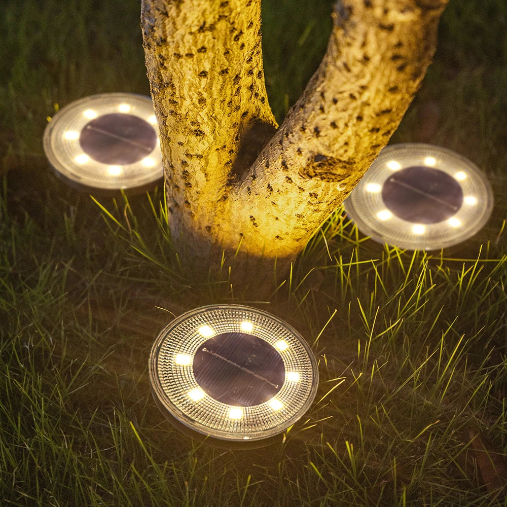 SunGlow IP68 Waterproof Solar Ground Lights