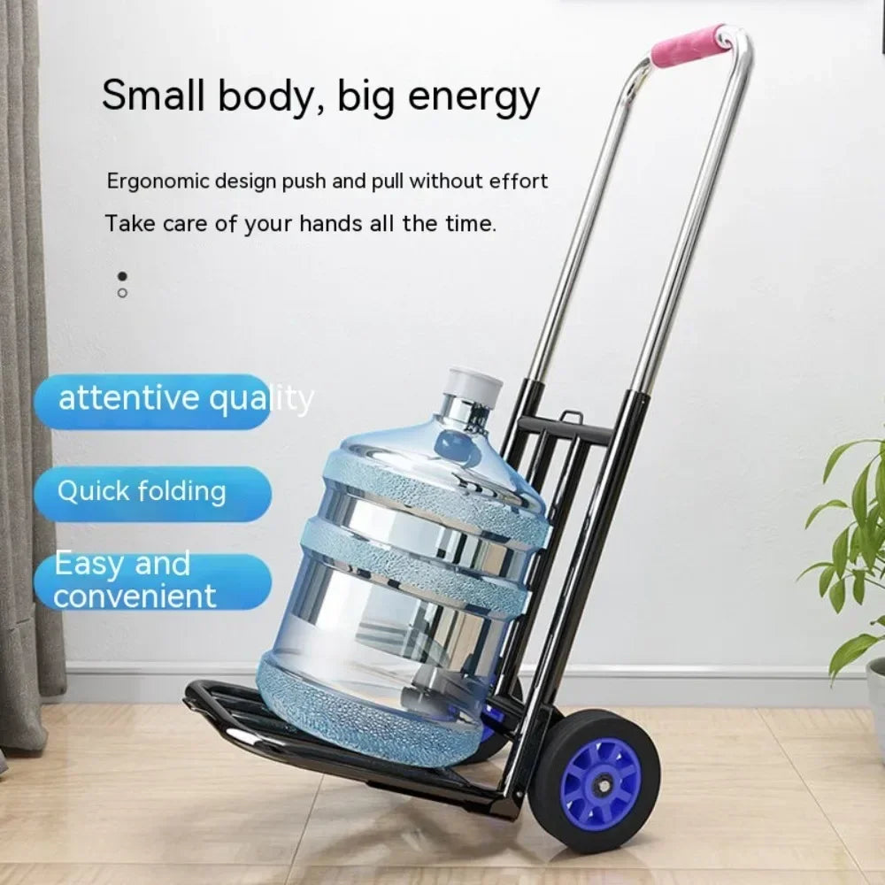 Folding Retractable Cart Trolley Portable Hand Cart