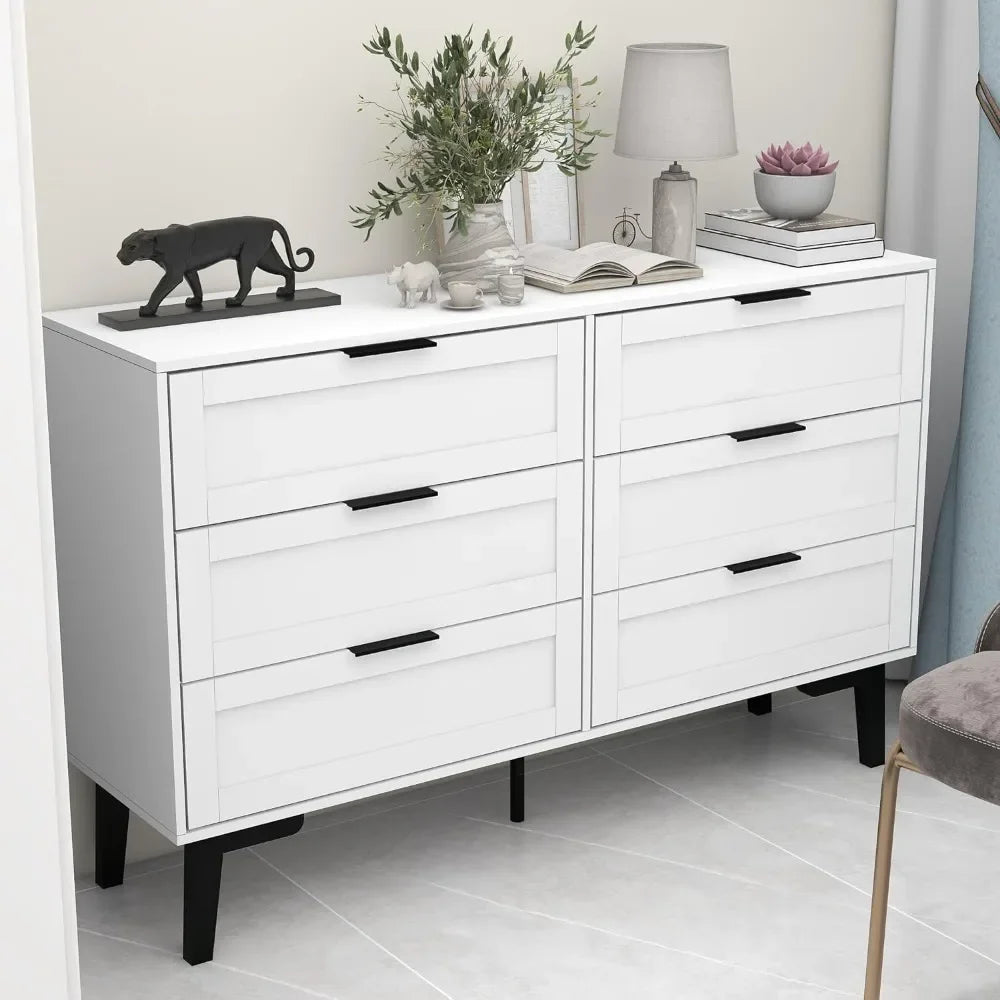 6 Drawer Modern Dresser