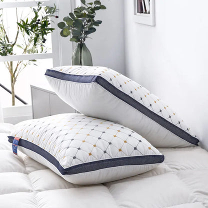 Hotel Standard Size Pillows White Bed Pillows For Sleeping 48*74cm