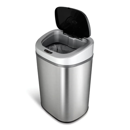 21.1 Gallon Trash Can, Motion Sensor Touchless Trash Can, Stainless Steel