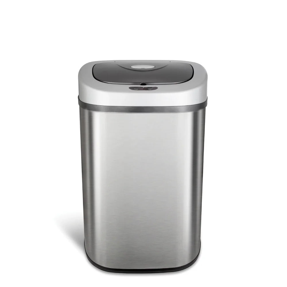 21.1 Gallon Trash Can, Motion Sensor Touchless Trash Can, Stainless Steel