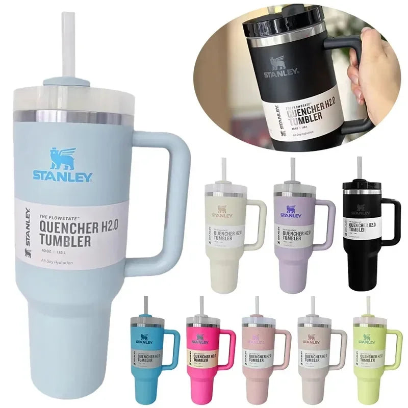Stanley Thermal Tumbler 40oz Stainless Steel with Handle
