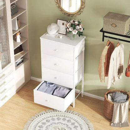 Small White Dresser 4 Drawer