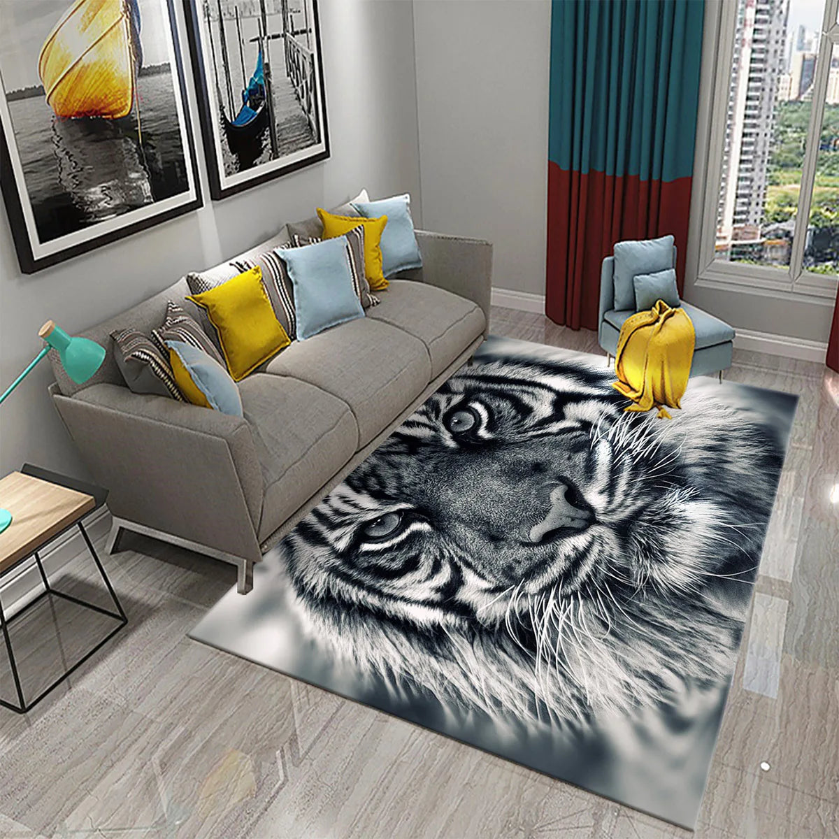 Tiger Pattern Carpet