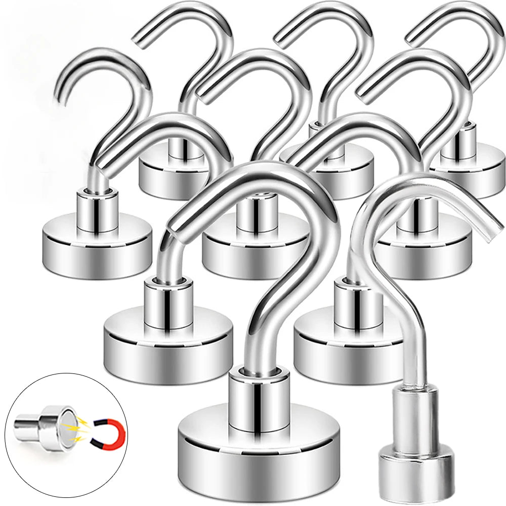 10/1PCS Metal Strong Magnetic \ Heavy-duty Magnetic Hook