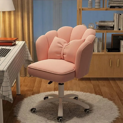 Cute Petal Pink Desk Chair