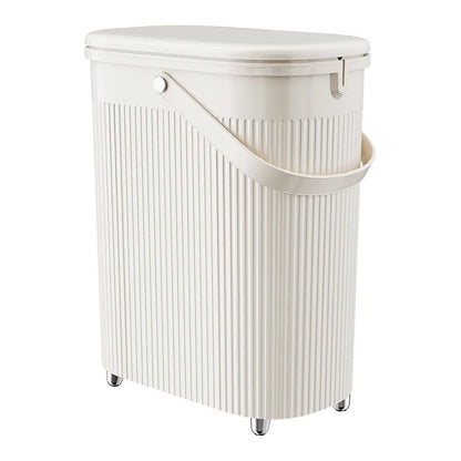 Sleek Bathroom Trash Can