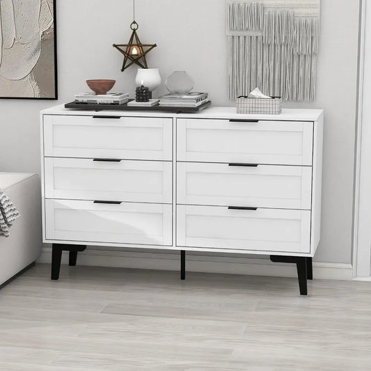 6 Drawer Modern Dresser