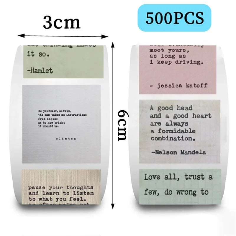 Inspirational Care Package Stickers