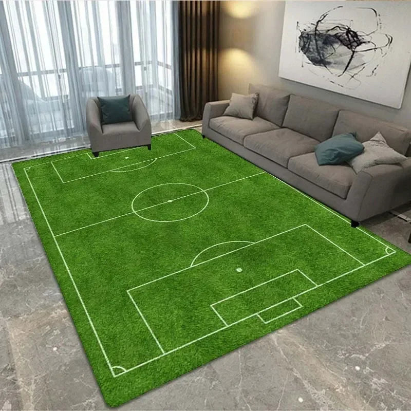 Football Field Rug