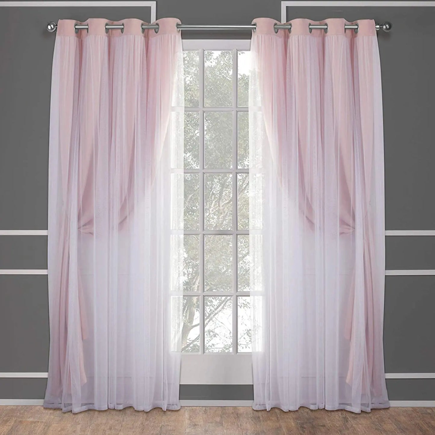 Pretty in Pink Blackout Curtains