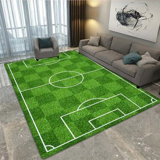 Football Field Rug