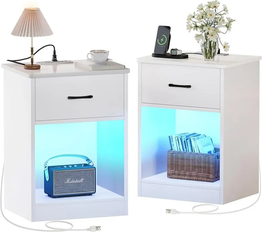 Illuminate & Charge Nightstand Pair