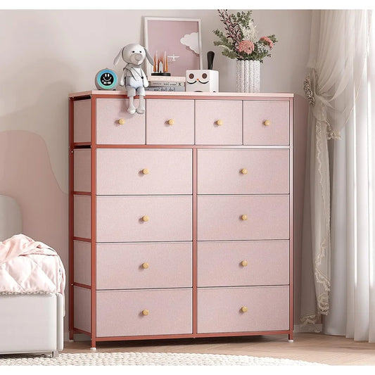 12 Drawer Pretty in Pink Chest