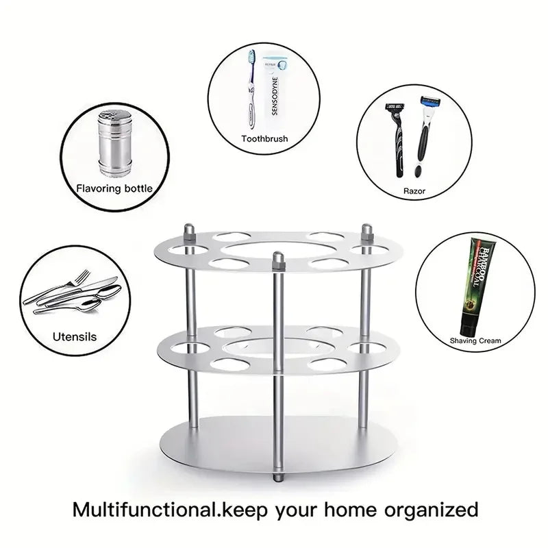 1pc Stainless Steel Toothbrush Holder