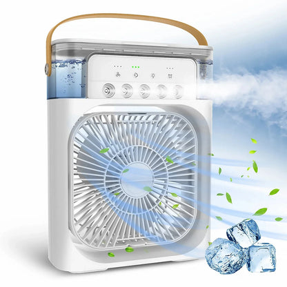 BreezyMist Portable 3-in-1 Fan Air Conditioner with LED Night Light