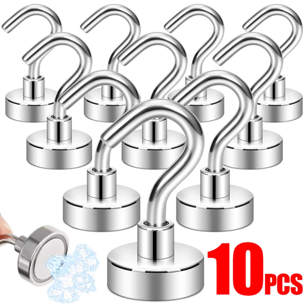 10/1PCS Metal Strong Magnetic \ Heavy-duty Magnetic Hook