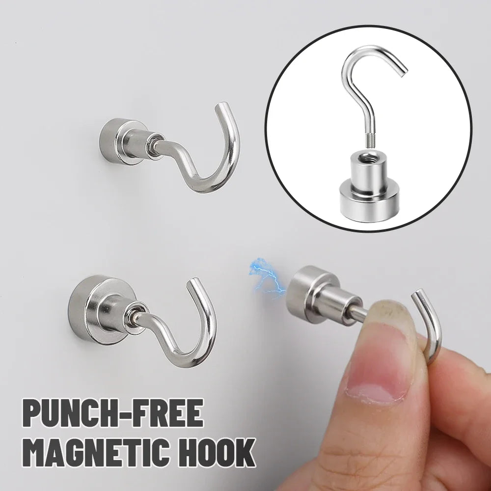 10/1PCS Metal Strong Magnetic \ Heavy-duty Magnetic Hook