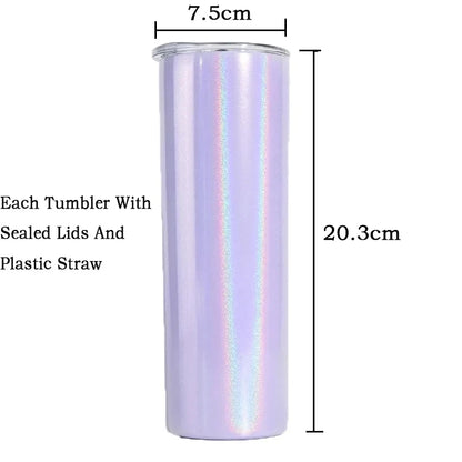 20oz Glitter Skinny Tumbler